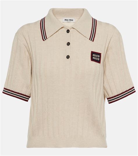 miu miu cashmere polo